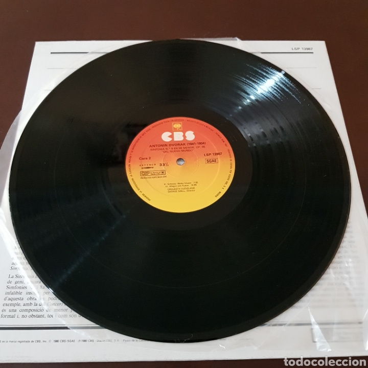 Discos de vinilo: DVORAK - SINFONIA N&deg; 9 DEL NOU MON - Foto 4