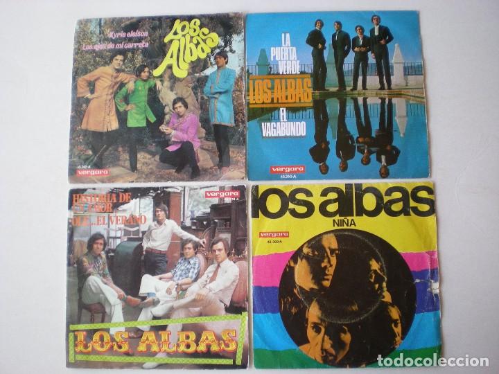 Discos de vinilo: LOS ALBAS - LOTE DE 4 SINGLES - VERGARA - Foto 1