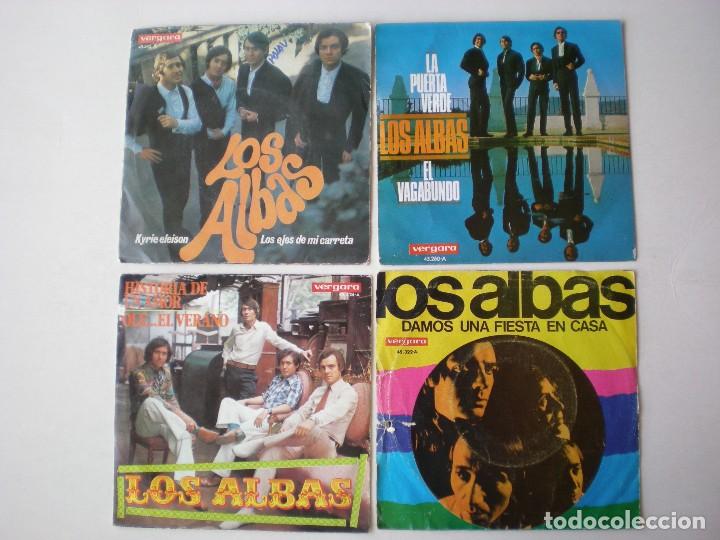 Discos de vinilo: LOS ALBAS - LOTE DE 4 SINGLES - VERGARA - Foto 2
