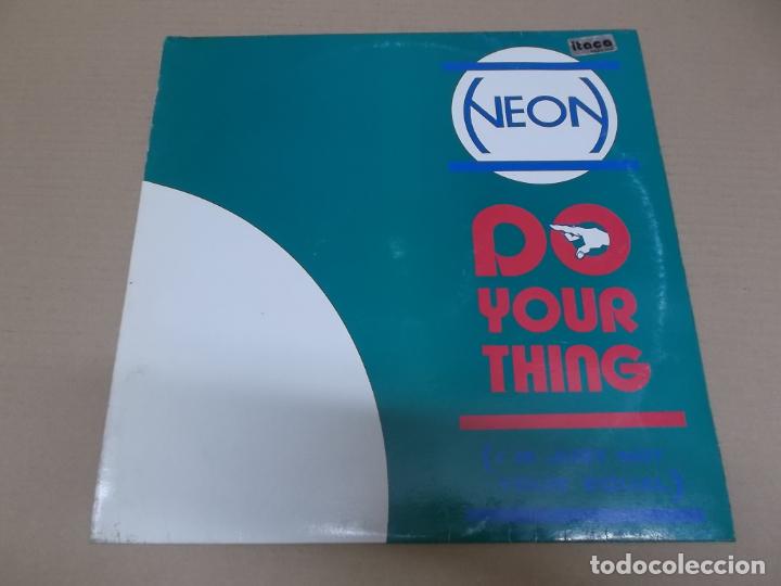 Discos de vinilo: NEON (MAXI) DO YOUR THING (3 TRACKS) A&Ntilde;O 1990 - Foto 1