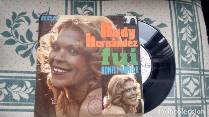 Disques de vinyle: SINGLE (VINILO) -PROMOCION-DE RUDY HERNANDEZ A&Ntilde;OS 70