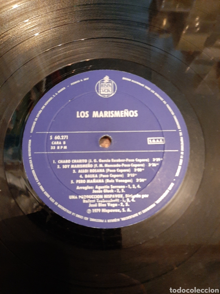 Discos de vinilo: 1979 los marisme&ntilde;os hisoavox DISCOS COLISEVM - Foto 2