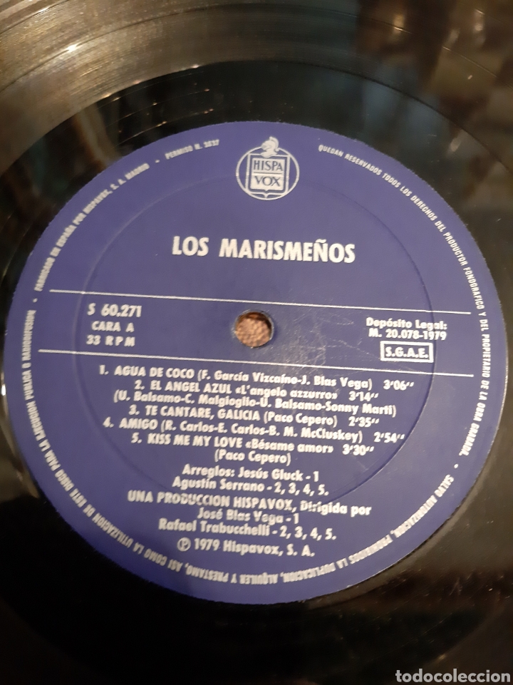 Discos de vinilo: 1979 los marisme&ntilde;os hisoavox DISCOS COLISEVM - Foto 3