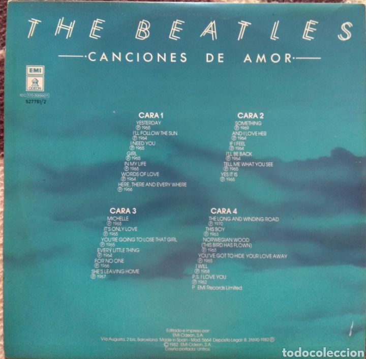 Discos de vinilo: The Beatles&nbsp;&ndash;&nbsp;Canciones De Amor - Foto 2