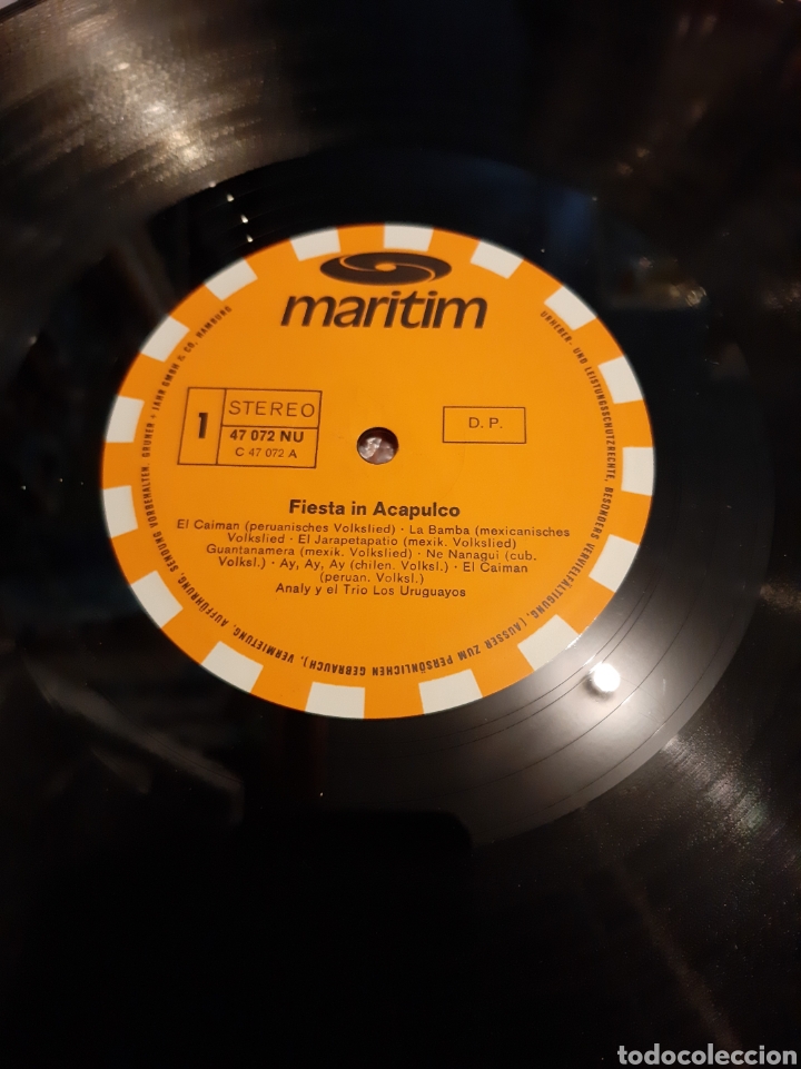 Discos de vinilo: FIESTA EN ACAPULCO HECHO ALEMANIA MARITIM - Foto 3