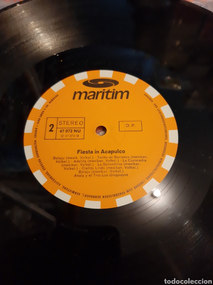 Discos de vinilo: FIESTA EN ACAPULCO HECHO ALEMANIA MARITIM - Foto 4