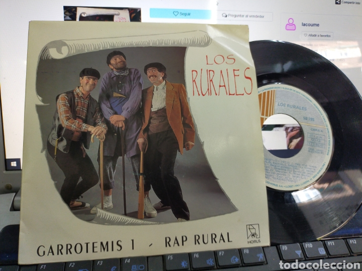 Discos de vinilo: Los rurales single garrotemis 1 1991 - Foto 1