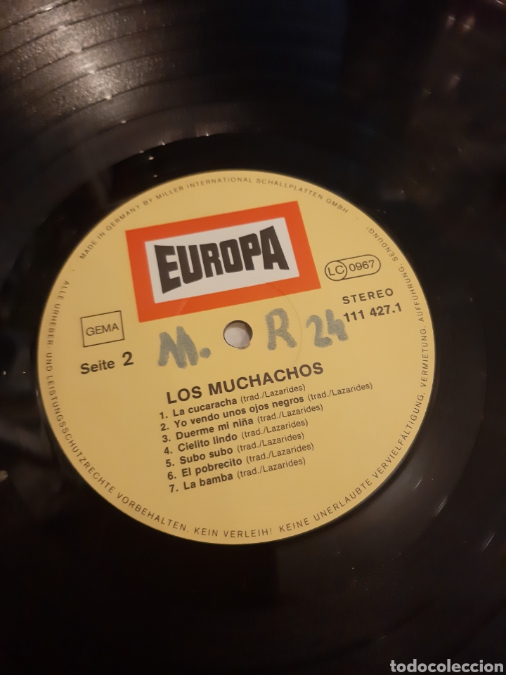 Discos de vinilo: EUROPA LOS MUCHACHOS LP - Foto 4