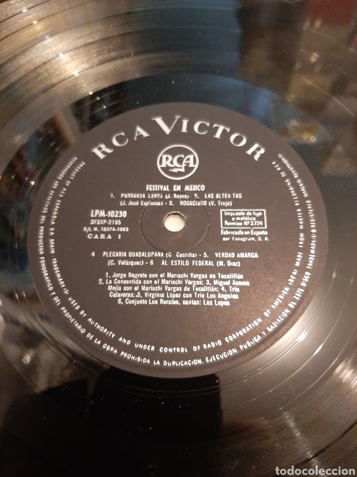 Discos de vinilo: FESTIVAL MEXICO RCA - Foto 3