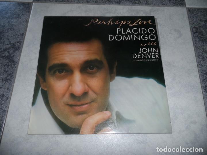Discos de vinilo: PLACIDO DOMINGO PERHAPS LOVE - Foto 1