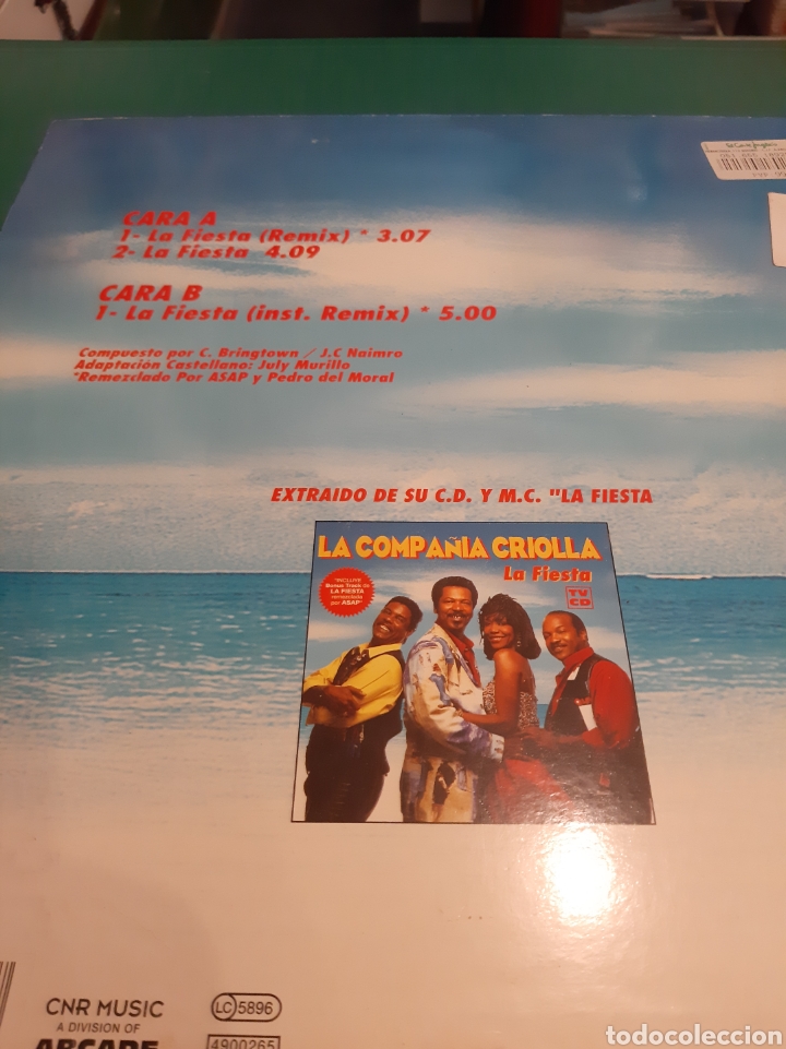 Discos de vinilo: MAXI LA COMPA&Ntilde;&Iacute;A CRIOLLA LA FIESTA - Foto 2