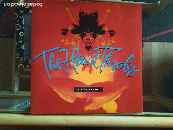 Discos de vinilo: LP THE HEARTTRHOBS - CLEOPATRA GRIP. ONE LITTLE INDIAN 1990. PERFECTO ESTADO. COLECCION PARTICULAR.