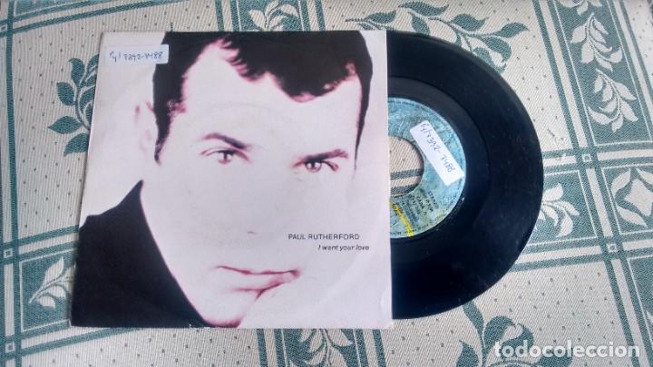 Discos de vinilo: SINGLE (VINILO) DE PAUL RUTHERFORD A&Ntilde;OS 80 - Foto 1