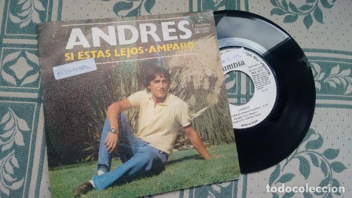 Disques de vinyle: SINGLE ( VINILO) DE ANDRES A&Ntilde;OS 80