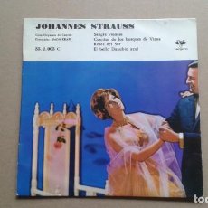 Discos de vinilo: JOHANNES STRAUSS - SANRE VIENESA EP 4 TEMAS 1961