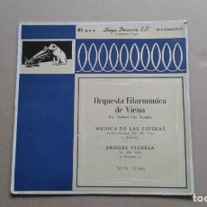 Discos de vinilo: ORQUESTA FILARMONICA DE VIENA - MUSICA DE LAS ESFERAS EP