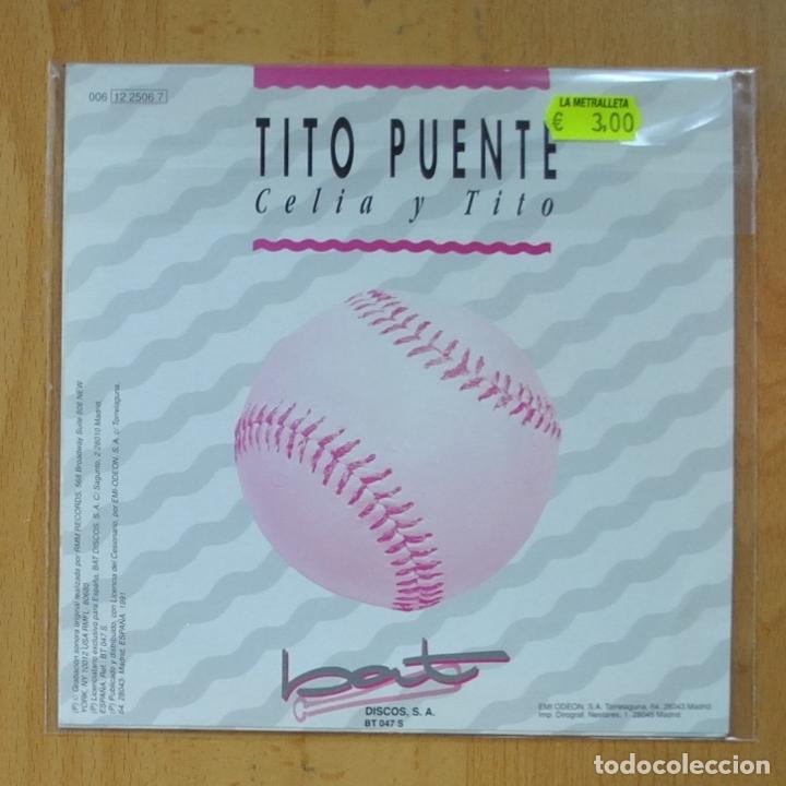 Discos de vinilo: TITO PUENTE - CELIA Y TITO - SINGLE - Foto 2
