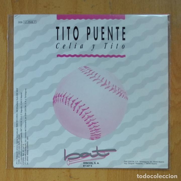 Discos de vinilo: TITO PUENTE - CELIA Y TITO - SINGLE - Foto 1