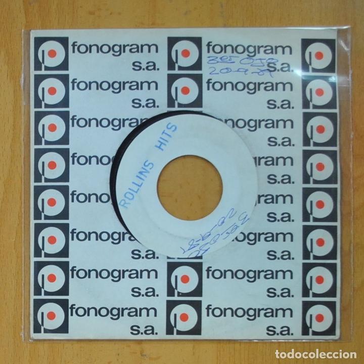 Discos de vinilo: ROLLINS HITS - PHONOGRAM 3&ordm; OJO 20-09-81 - SINGLE - Foto 1