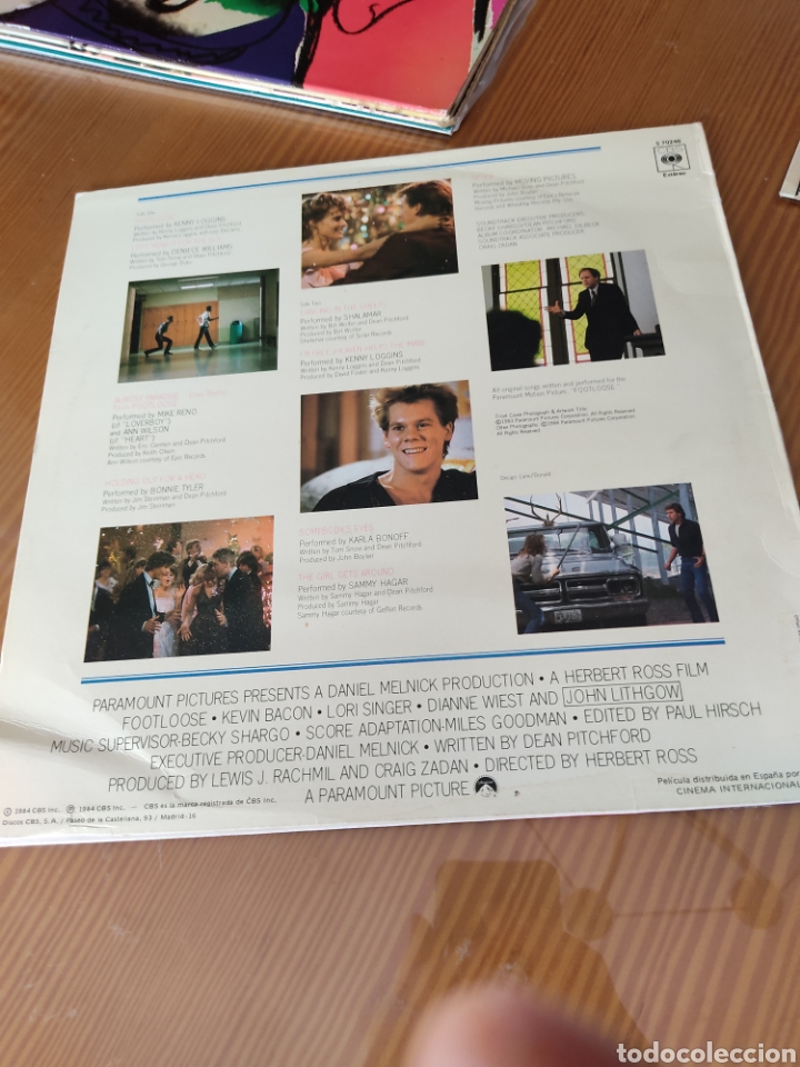 Discos de vinilo: Disco vinilo LP B.S.O. FOOTLOOSE - Foto 2