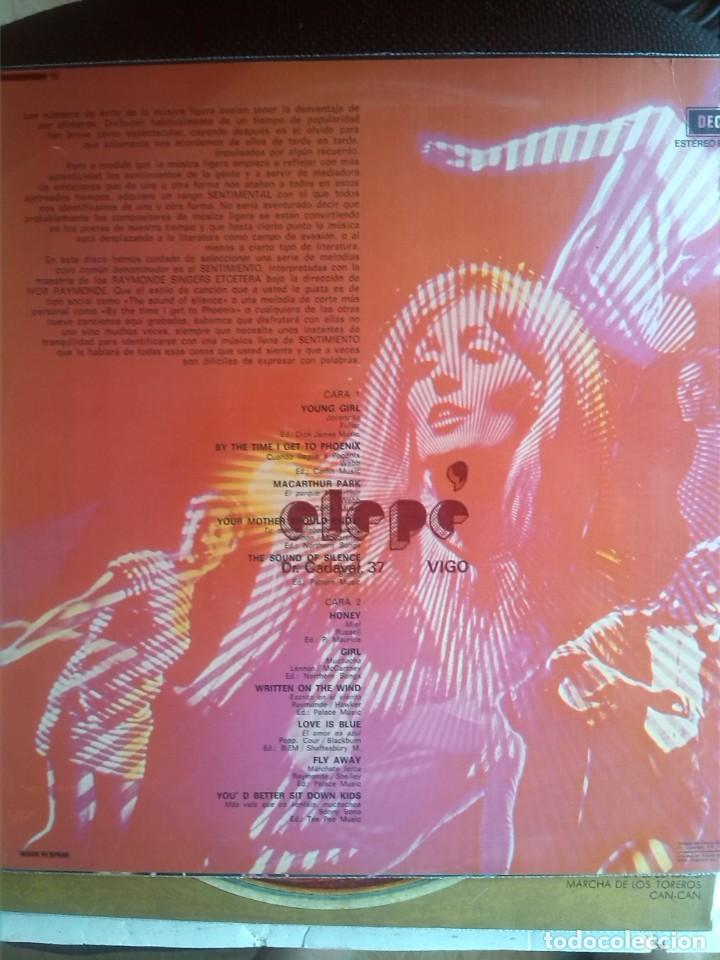 Discos de vinilo: THE RAYMONDE SINGERS ETCETERA - FEELIN&acute; 1973 - Foto 2