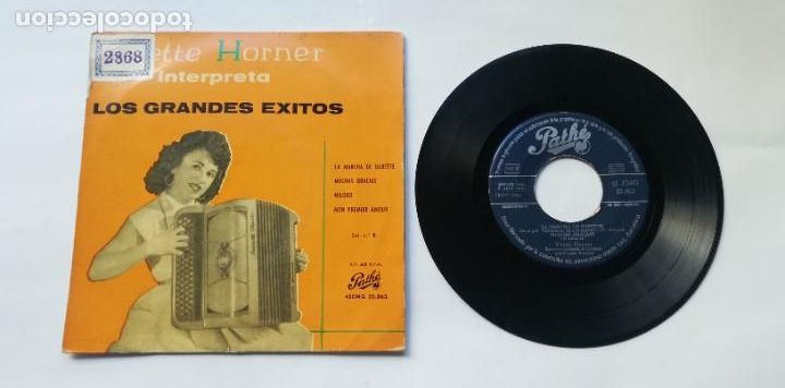 Discos de vinilo: Yvette Horner - Interpreta Los Grandes Exitos (7&rdquo;, EP) - Foto 1