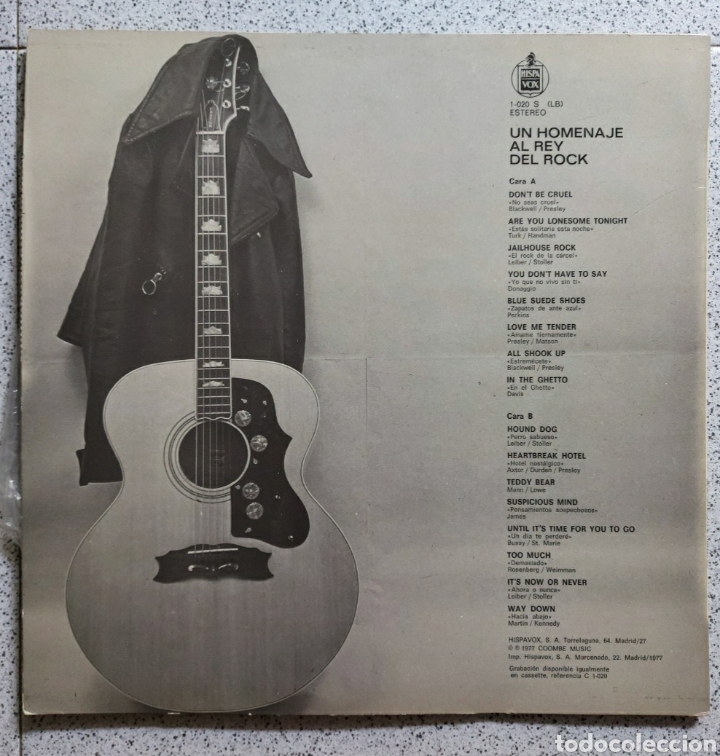 Discos de vinilo: Lp Un homenaje al Rey del Rock - Foto 2