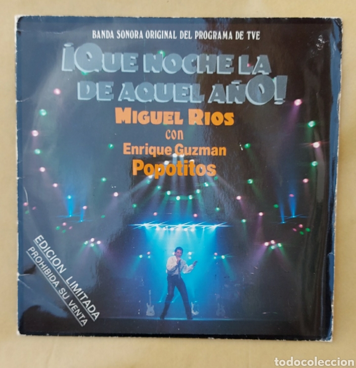 Discos de vinilo: Doble single-Que noche la de aqu&eacute;l a&ntilde;o - Edic limitada - Foto 1