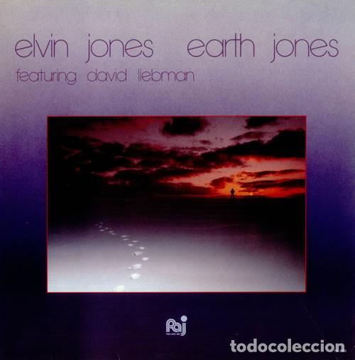 ELVIN JONES. EARTH JOMES. FEATURING DAVID LIEBMAN (Música - Discos - LP Vinilo - Jazz, Jazz-Rock, Blues y R&B)