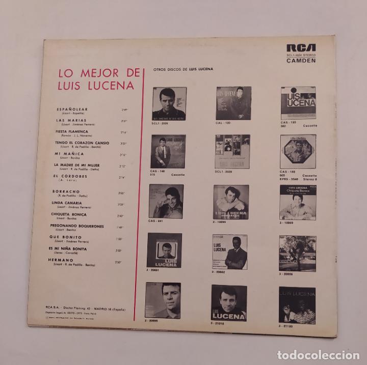 Discos de vinilo: LO MEJOR DE LUIS LUCENA. LP. TDKDA74 - Foto 2