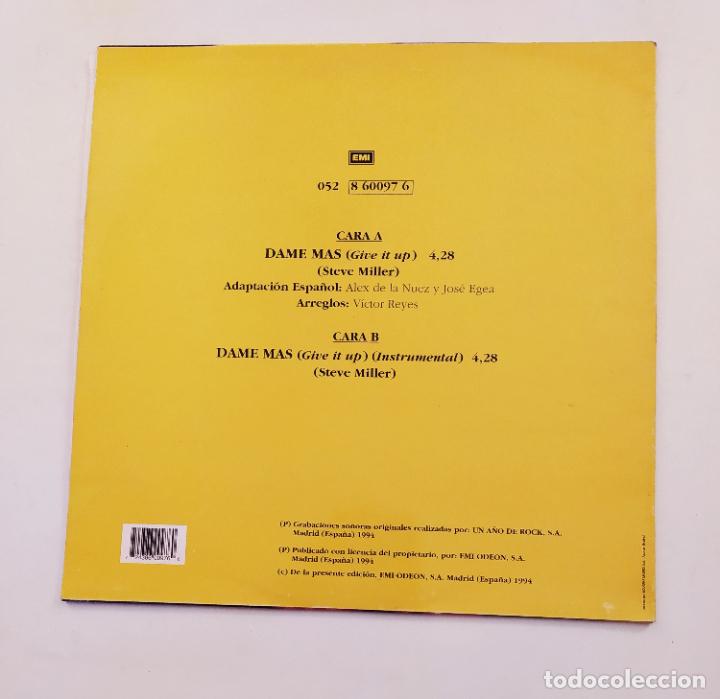Discos de vinilo: Alex De La Nuez. Dame Mas. MAXI SINGLE. TDKDA74 - Foto 2