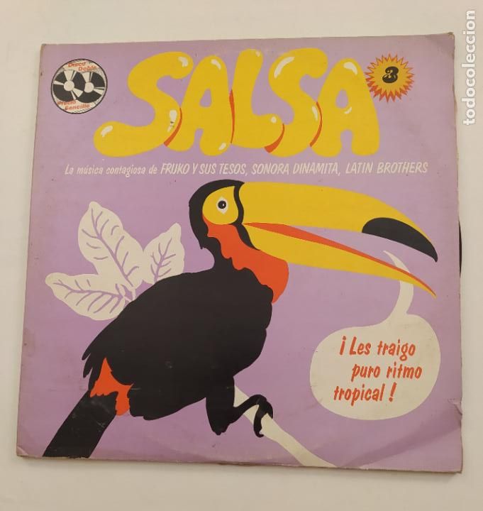 Vinyl-Schallplatten: SALSA. LA MUSICA CONTAGIOSA DE FRUKO Y SUS TESOS, SONORA DINAMITA, LATIN BROTHERS. DOBLE LP TDKDA74