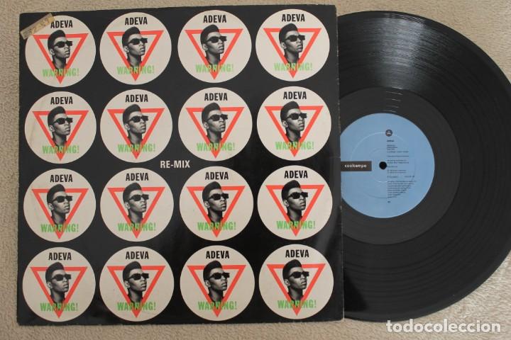 Discos de vinilo: ADEVA WARNING MAXI SINGLE VINYL MADE IN UK 1989 - Foto 1