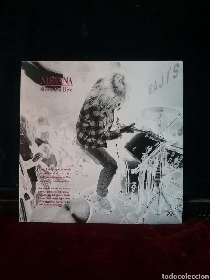 Discos de vinilo: NIRVANA 1990 Single Sub-Pop .Nuevo - Foto 2