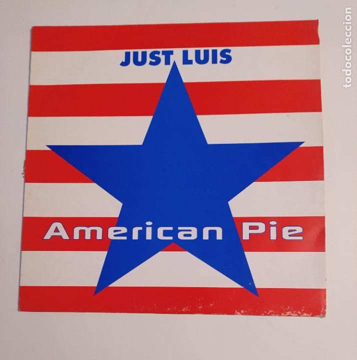 Discos de vinilo: JUST LUIS. AMERICAN PIE. MAXI SINGLE. TDKDA74 - Foto 1