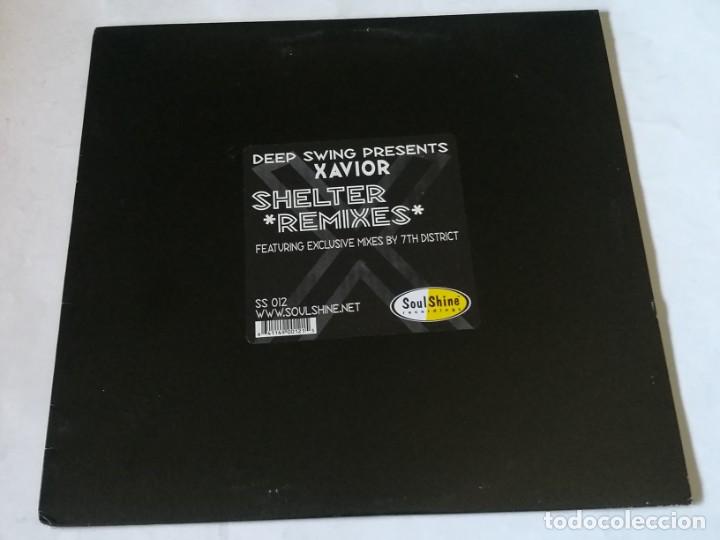 Discos de vinilo: Deep Swing Feat. Xavior - Shelter (Remixes) - 1999 - Foto 1