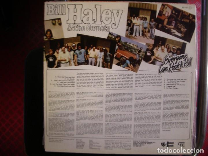 Discos de vinilo: BILL HALEY- EVERYONE CAN ROCK AND ROLL. LP. - Foto 2