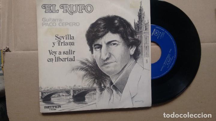 Discos de vinilo: SINGLE (VINILO) DE EL RUFO A&Ntilde;OS 80 - Foto 1