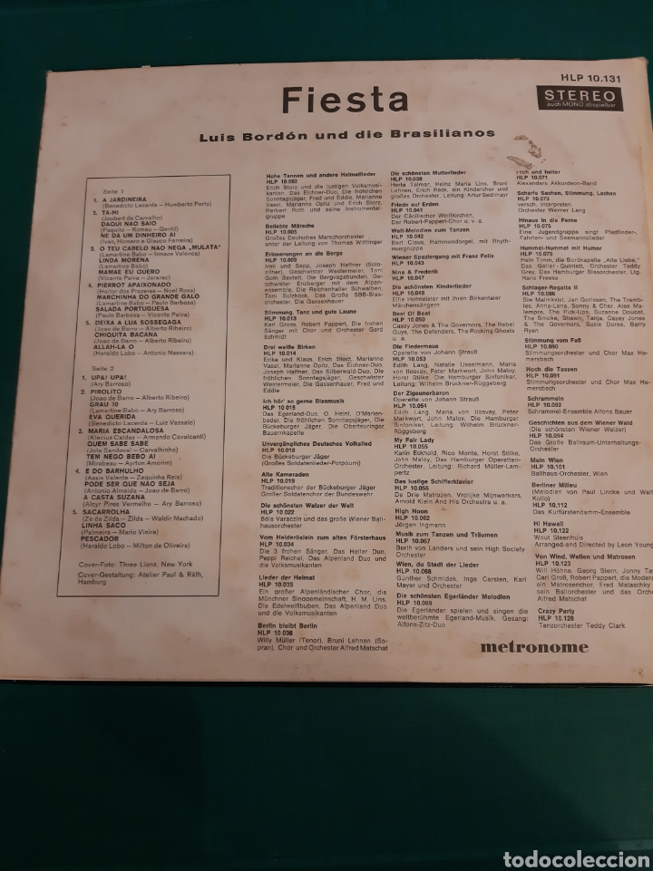 Discos de vinilo: BRASIL LUIS BORDON LP BRASILANOS A ESTRENAR - Foto 2