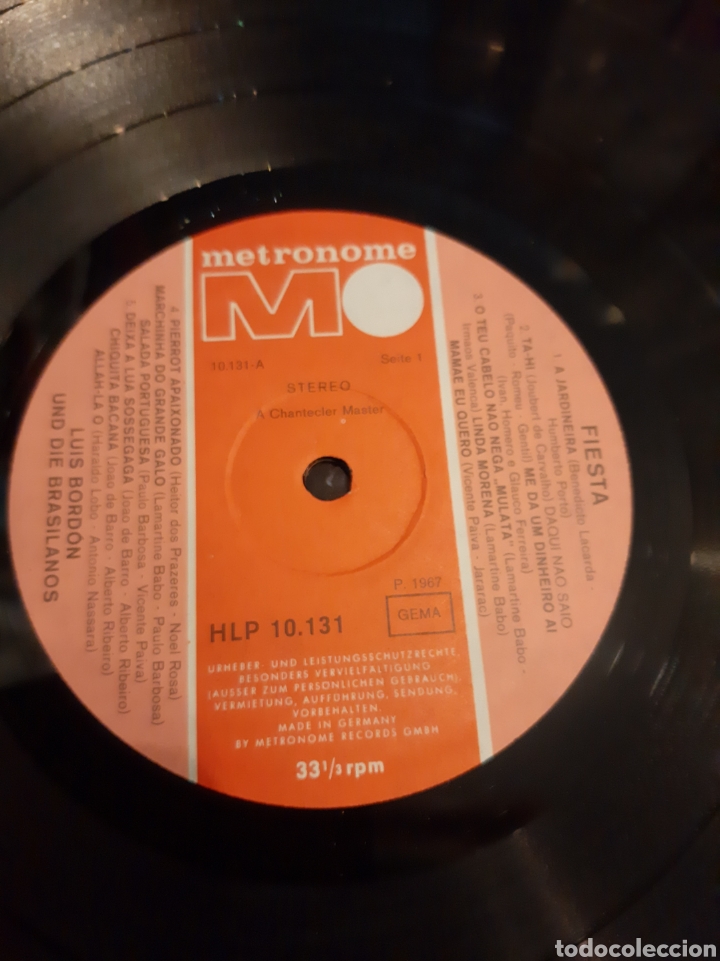 Discos de vinilo: BRASIL LUIS BORDON LP BRASILANOS A ESTRENAR - Foto 4