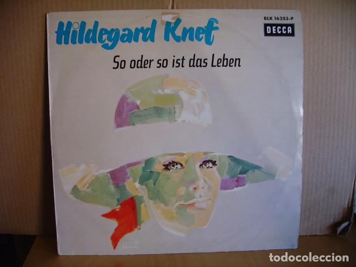 Discos de vinilo: HILDEGARD KNEF ---- SO ODER SO IST DAS LEBEN - Foto 1