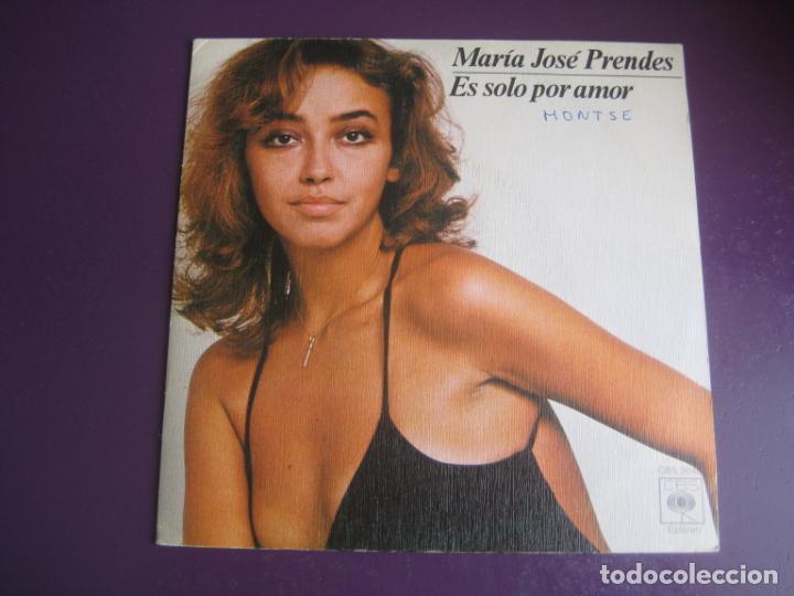 Discos de vinilo: Mar&iacute;a Jos&eacute; Prendes - Es Solo Por Amor - Sg CBS 1975 - MELODICA POP 70'S SIN APENAS USO