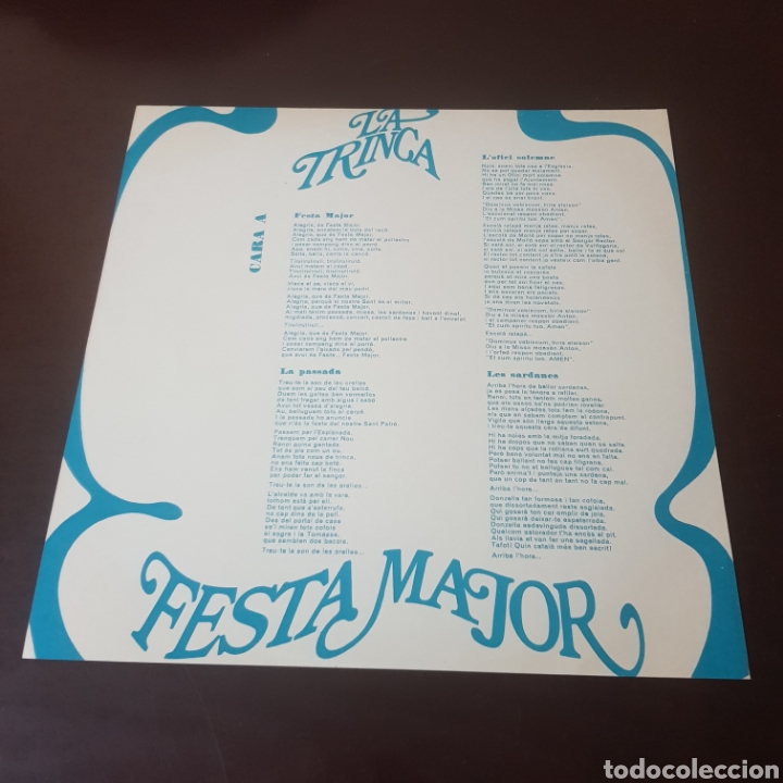 Discos de vinilo: LA TRINCA - FESTA MAJOR - Foto 6