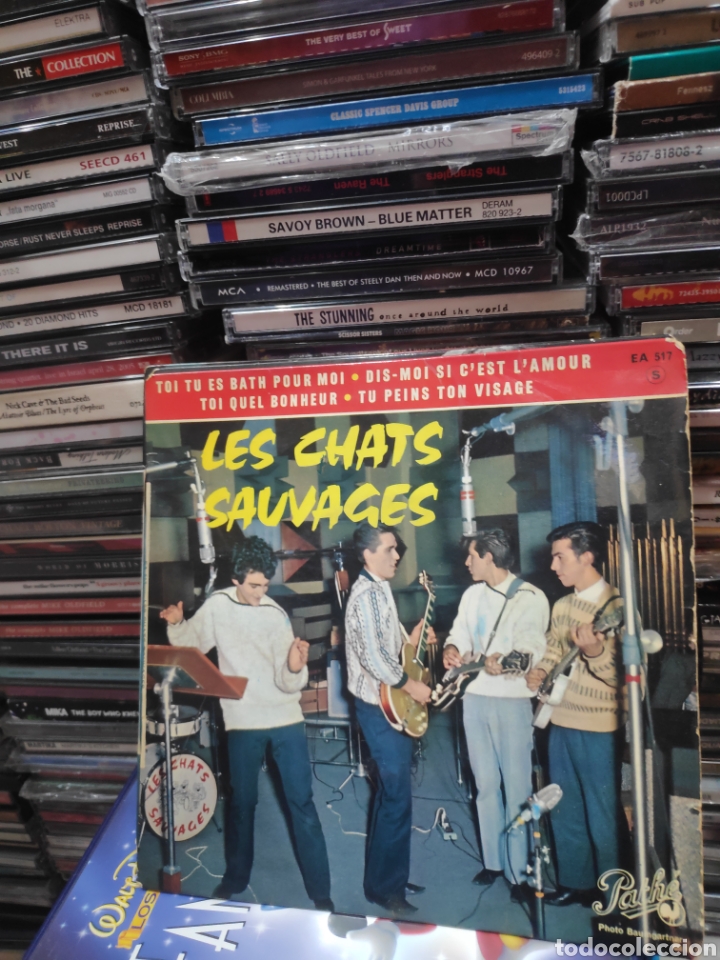 Dischi in vinile: Les chats sauvages toi tu es bath pour moi