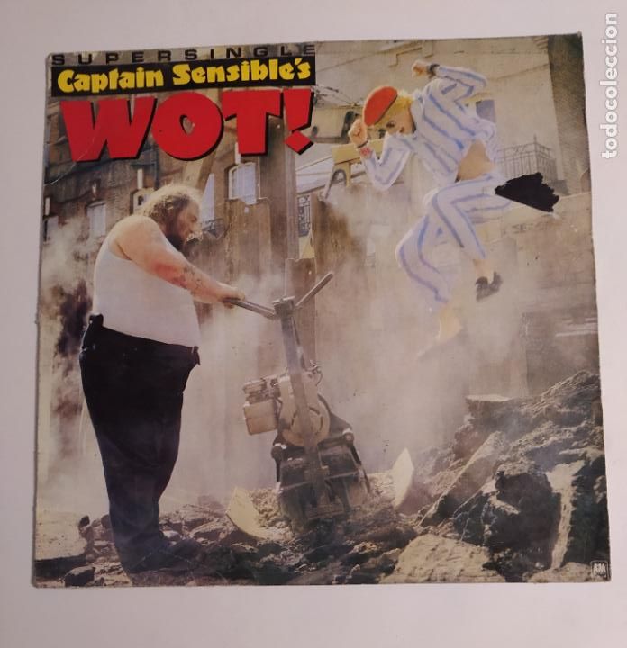 Discos de vinilo: CAPTAIN SENSIBLES. WOT! MAXI SINGLE. TDKDA75 - Foto 1