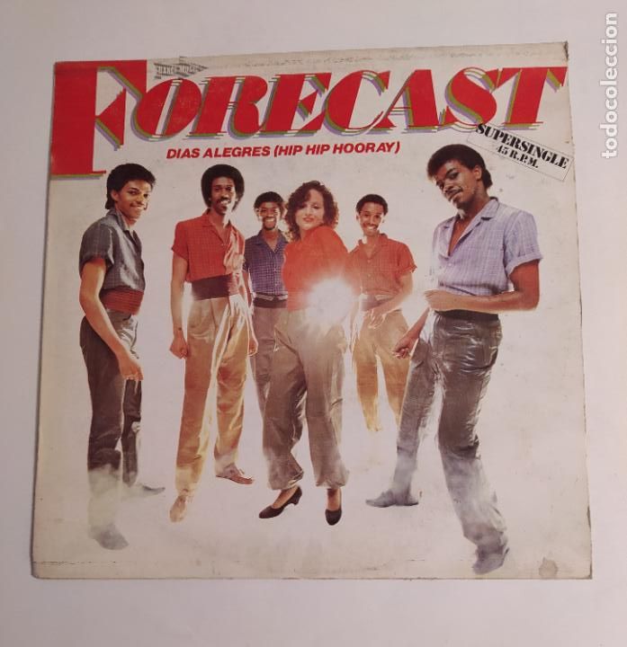 Discos de vinilo: MAXI SINGLE FORECAST - D&Iacute;AS ALEGRES (HIP HIP HOORAY) -. MAXI SINGLE. TDKDA75 - Foto 1