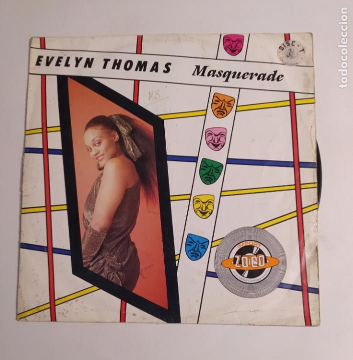 Discos de vinilo: Evelyn Thomas - Masquerade - Maxi-Single. TDKDA75 - Foto 1