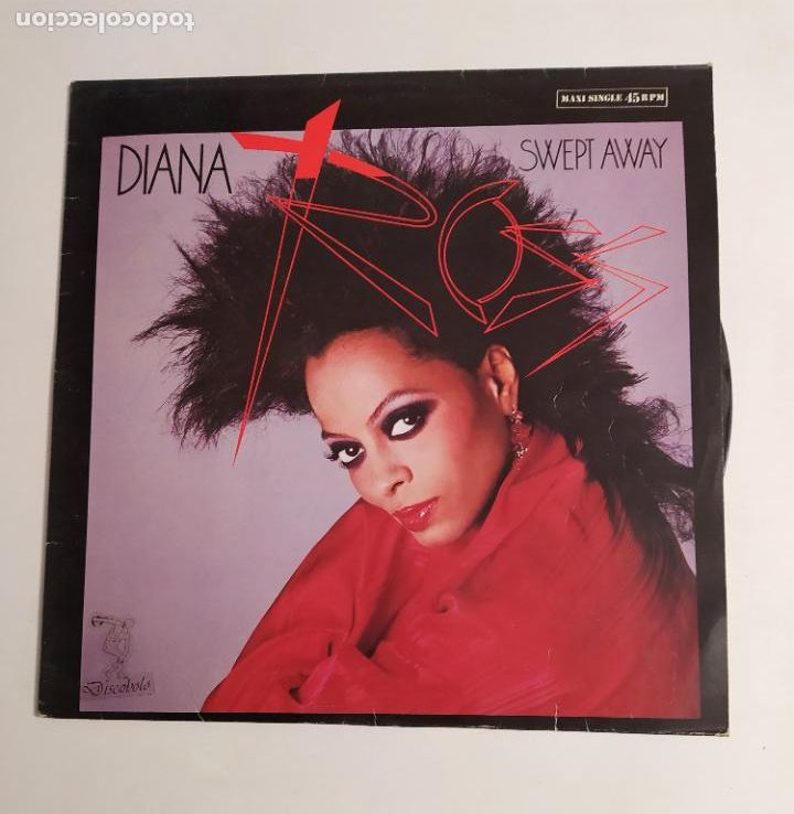 Discos de vinilo: DIANA ROSS SWEPT AWAY. MAXI SINGLE. TDKDA75 - Foto 1