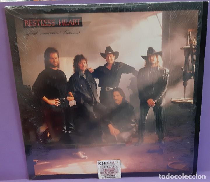 Discos de vinilo: Restless Heart - Fast Movin Train - LP - Foto 1