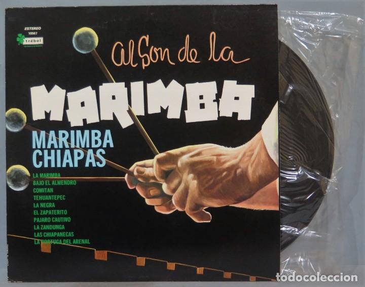 Discos de vinilo: LP. AL SON DE LA MARIMBA. MARIMBA CHIAPAS - Foto 1